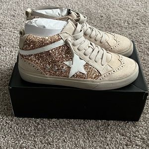 Shu Shop Golden Goose High Top Sneakers Dupe